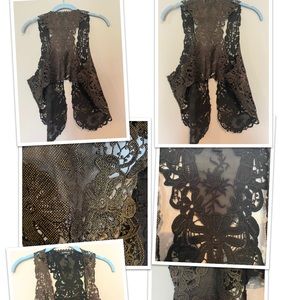 Bebe Lace Vest